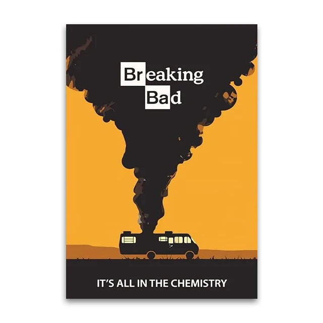 Breaking Bad TV Canvas Wall Art Print Poster Movie Art Decor Painting Unframed11