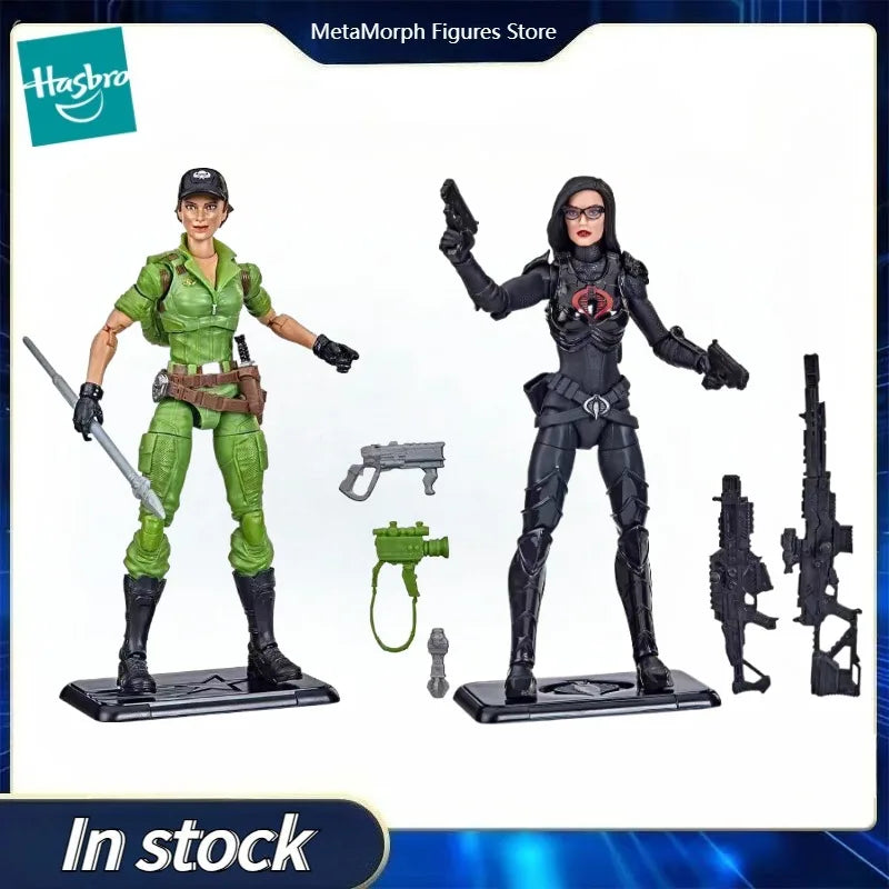 Original Hasbro G.I. Joe GI Joe Classfied Series Retro Carded Baroness/Lady Jaye Action Figure Collection Toys Ornaments