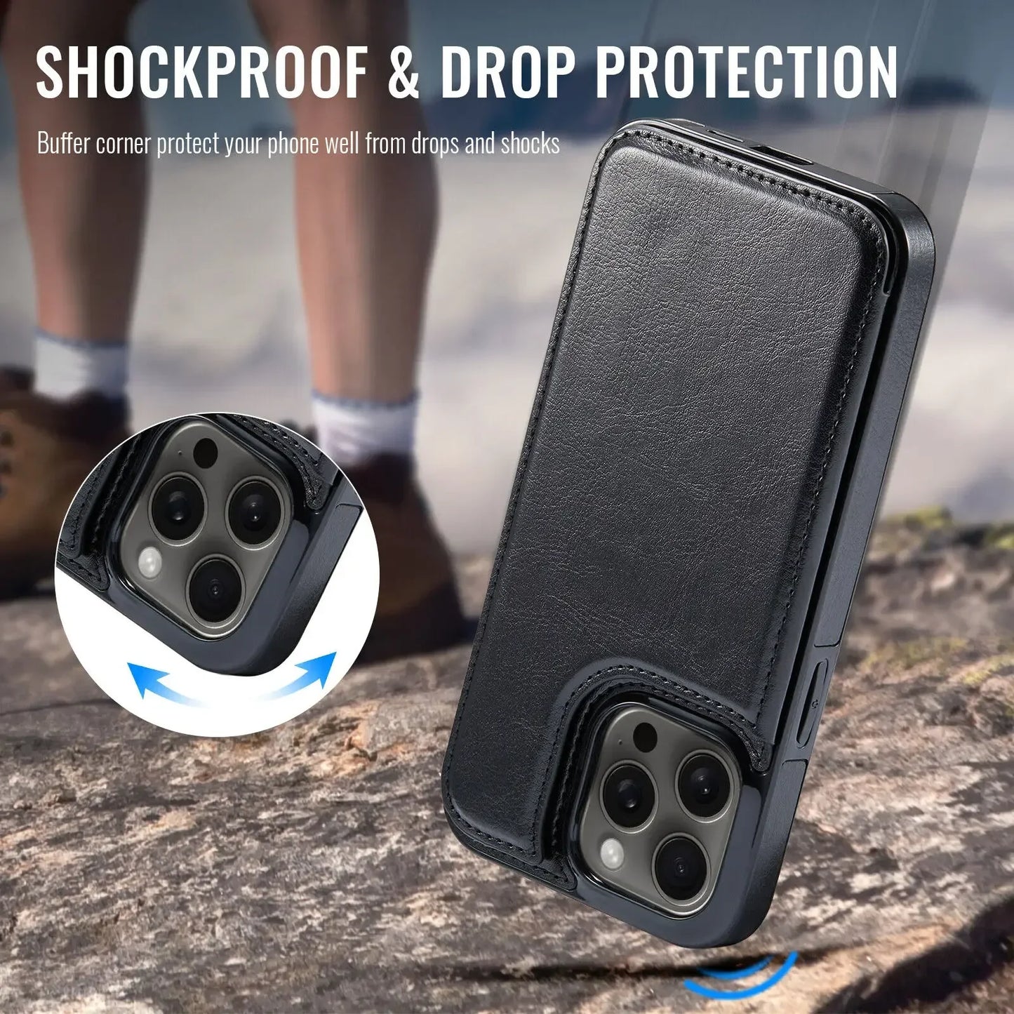 White Wallet Card Holder Case iPhone 16 15 14 13 12 Pro Max XS XR Leather Cover