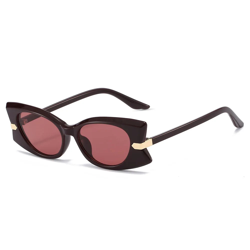 JNPCXI New High Quality Sun Glasses Travel Butterfly Frame Decoration Shades UV400 Punk Retro Sunglasses Eyeglasses for Women