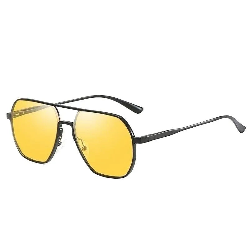 Polarized Sunglasses Men's Fishing Color-changing Sunglasses Day Night Dual-use Smart Photochromic