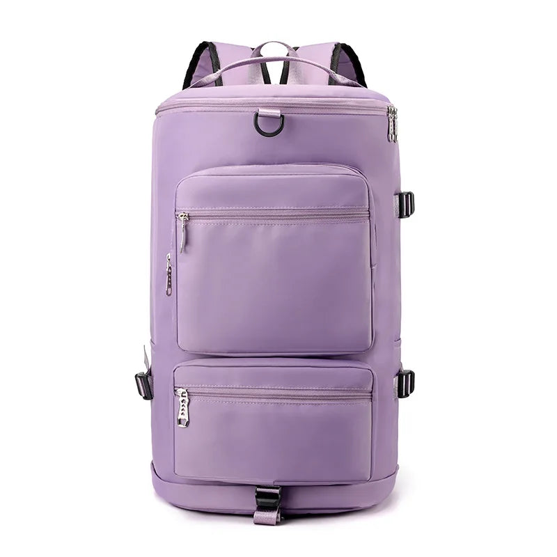 Outdoor Travel Waterproof Backpack Single Shoulder Swiming Pack Big Capacity Travel Bag Casual Fitness Backpacks With Shoe Barn