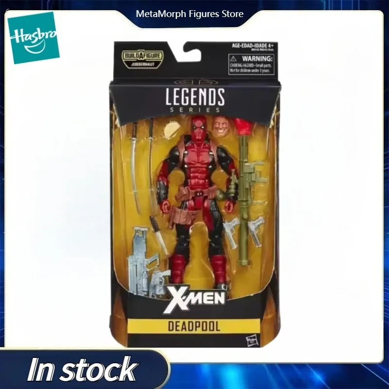Original Hasbro Marvel Legends Series X-Men Deadpool Anime Figure Toy Collection Model