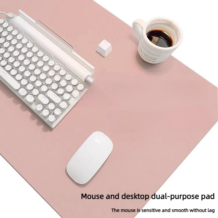 Large Waterproof Leather Mouse Pad Non-Slip Office Desk Mat Gaming Computer Table Mat for Laptop Desktop Home Work Desk Pad