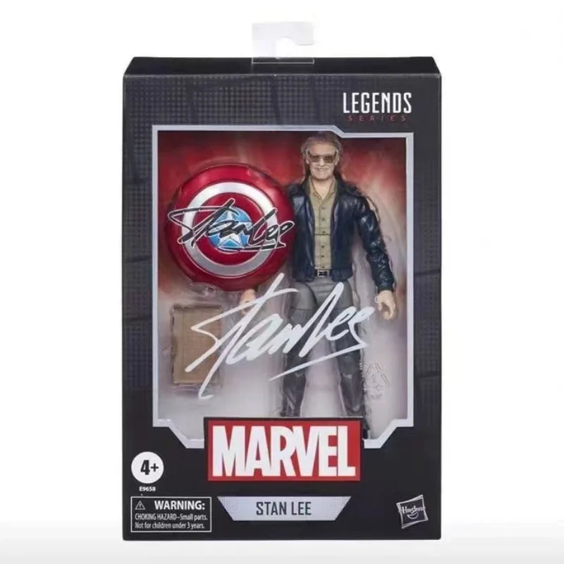 Original Hasbro Marvel Legends Series Stan Lee Cartoon Action Figure Toys Model Ornaments