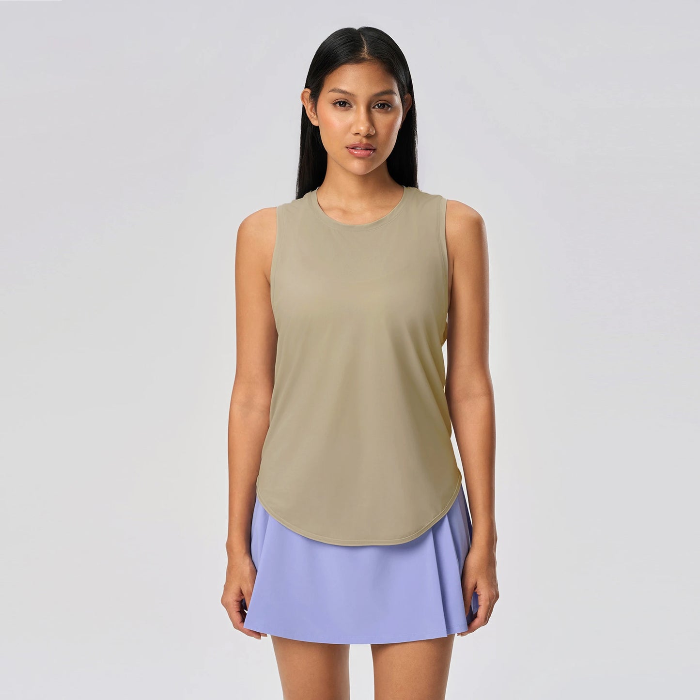 Women Open Back Tie Knot Yoga Tank Sleeveless Quick Dry Nylon Spandex Workout Crop Vest Gym Breathable Sport Fitness Top