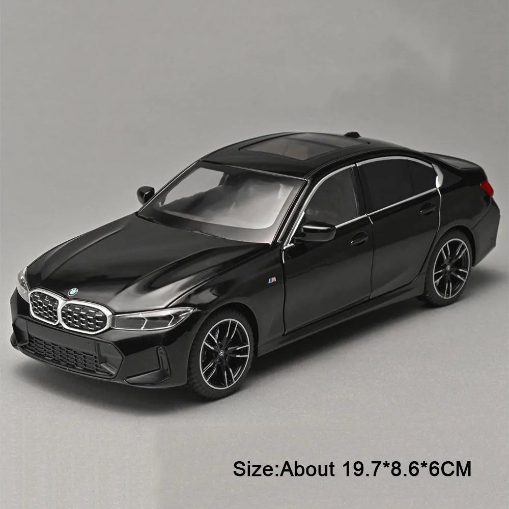 1:24 X5M 325Li Miniature Model Alloy Diecast Car Toys Rubber Tire Pull Back Doors Opened Shock Absorption Cars Fashion Ornaments
