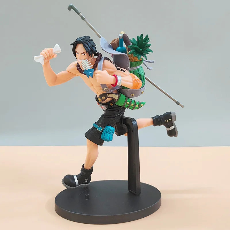 Bandai One Piece Figure Luffy 3 Brothers 3PCS/Set Of Sabo Ace Luffy Anime Model
