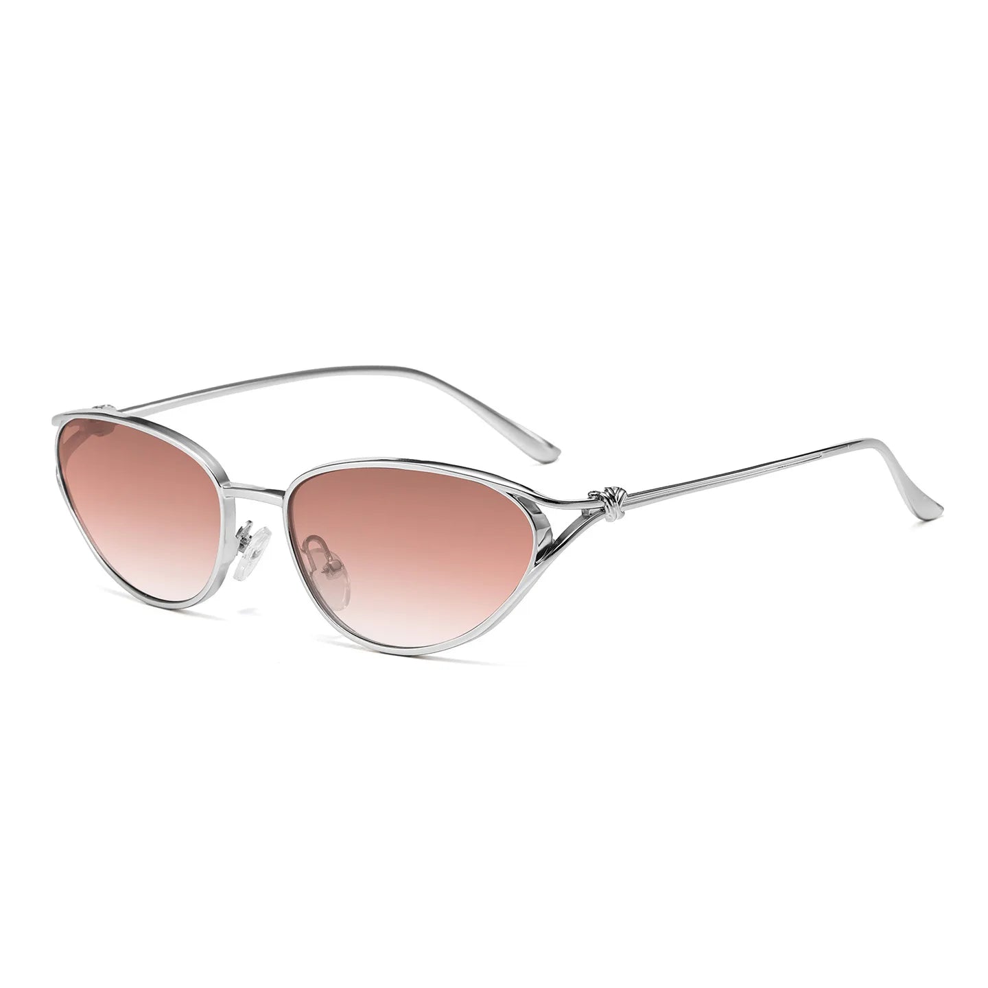 JNPCXI New Retro Metal Cat Eye Sunglasses Women Fashion Gradient Shades UV400