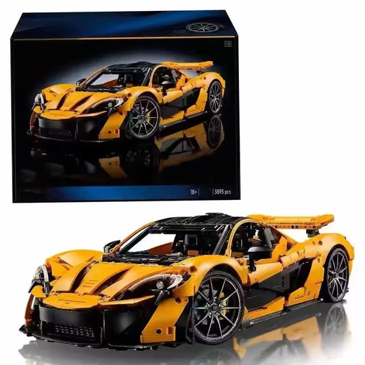 Technology P1 Supercar Building Block bricks, Adult Mechanical Engineering Toys