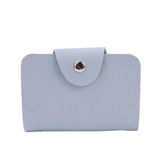 24 Bits Card Holder Business Bank Card Cash Pocket PU Large Capacity Wallet