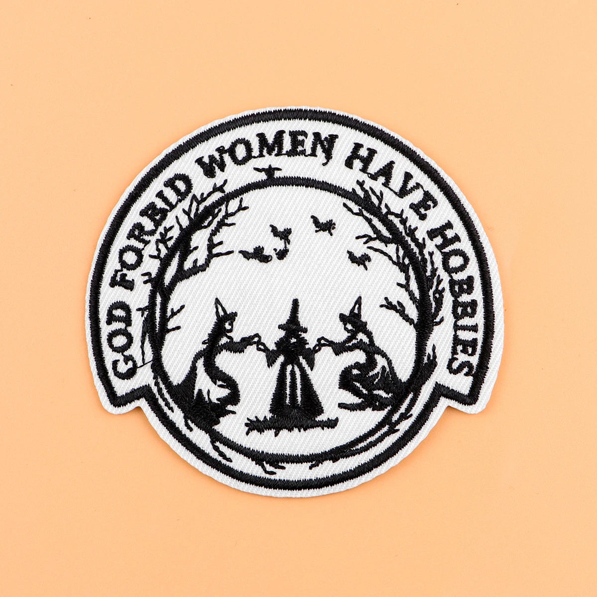 Funny Witch Iron On Patch Clothes Patch For Clothing Movie Embroidered Patch Garment Apparel Accessories Sewing Stickers