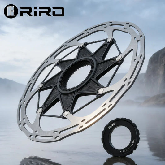 1/2PC RIRO 140mm 160mm Bike Centerlock Brake Rotor Discs MTB Bicycle Hydraulic Disk Brake Rotors Center Lock Cycling Brakes Disc