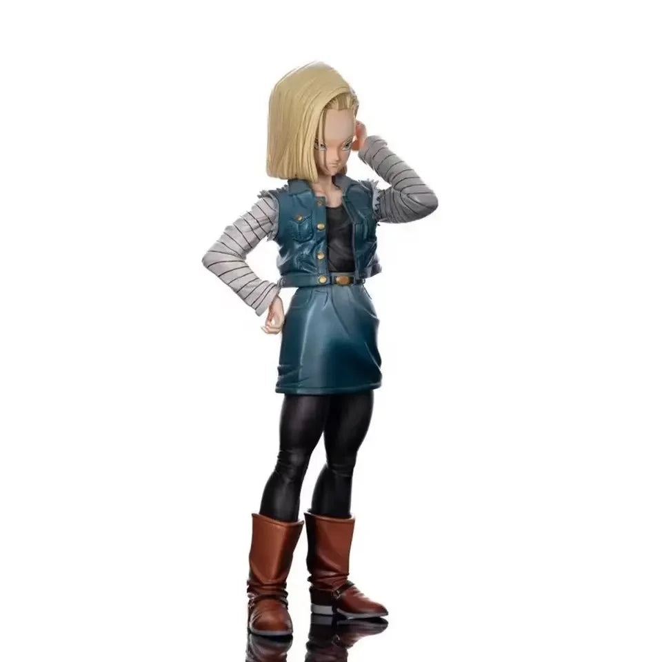 VF Statue Anime Dragon Ball Z Android 18 Figure 28cm/11.02inch Pvc Action Figures Collection Model Toys Gifts