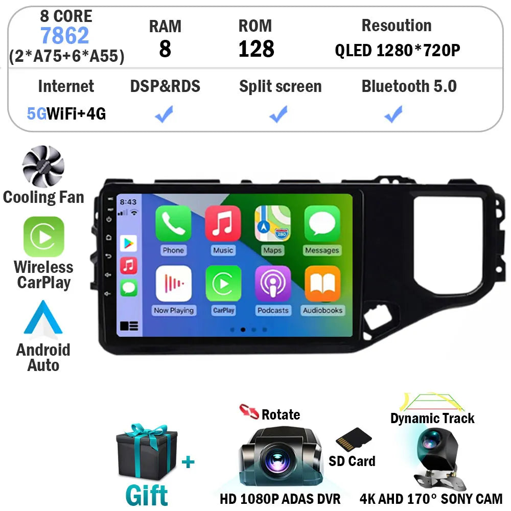 Android 15 DSP 4G For Chery Tiggo 5X 4X 2019 2020 2021 GPS Stereo Car Radio Multimedia Video Player Navigation Autoradio 2 Din