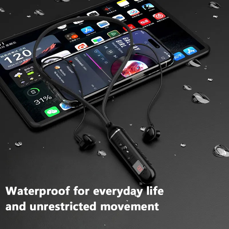 Bluetooth Headphones Neck-mounted Bluetooth 5.4 Low-latency For Gaming And Music Dual-mode Card Slot TF Card Headphones 2026