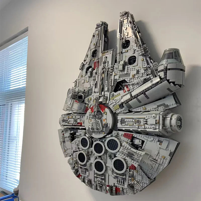 7541 Pcs The Large Millennium Ship Falcon Building Star War Blocks Bricks