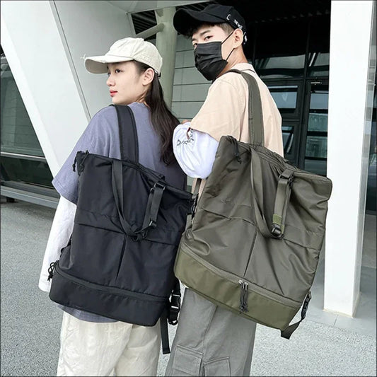 Women&Men Backpack Large Capacity Unisex Backpacks Nylon Waterproof Sports Bag Trend School Bags Portable Leisure Travel Handbag