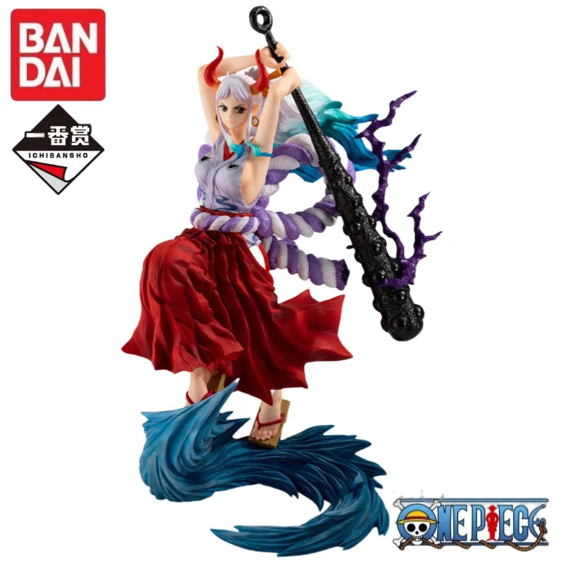 Special OfferIn Stock 100% Original Bandai Ichiban Kuji Ex One Piece Girl's Collection Ha No Kirameki Yamato Ulti Black Maria An