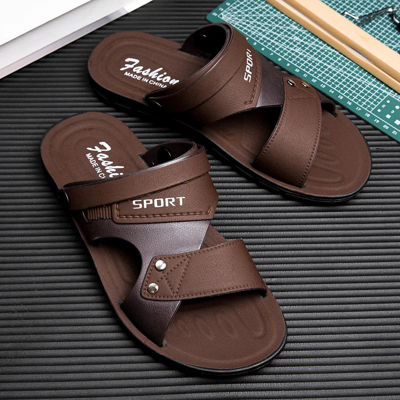 Summer Casual Men's Sandals Trend Slippers Man Outdoor Beach Shoes Male Classic Sandals Slippers For Men Large Size 47 2027