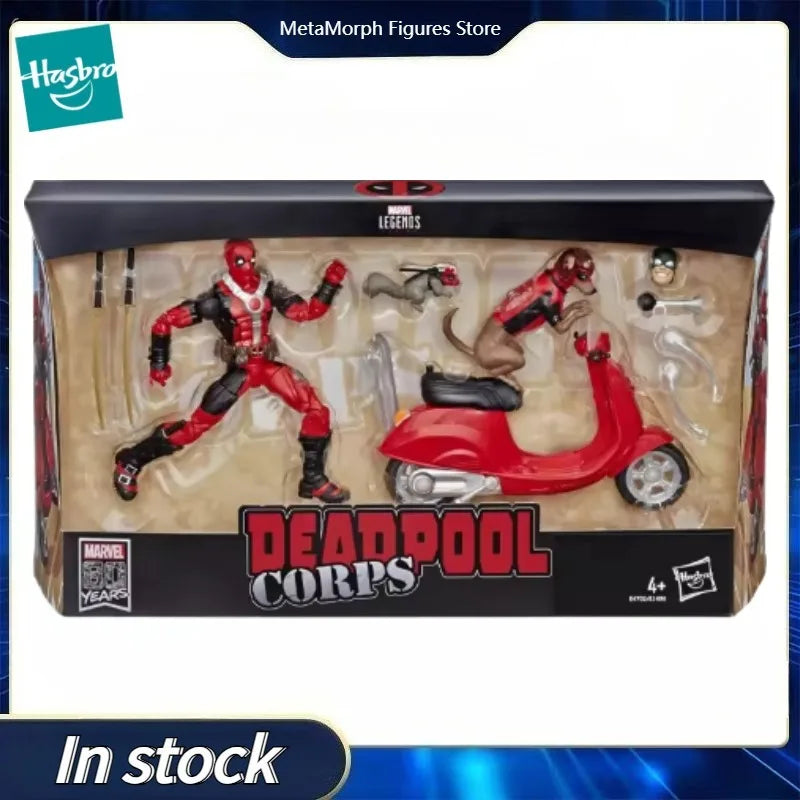 Original Hasbro Marvel Legends Series Deadpool Corps Anime Figure Toy Collection Gift