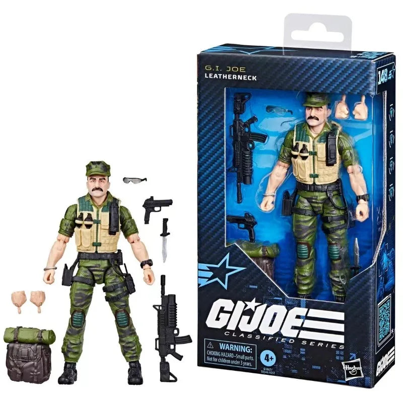 Original Hasbro G.I. Joe Classified Series Saw Viper/Leatherneck/Dial Tone/Zandar Action Figure Collection Model Toys