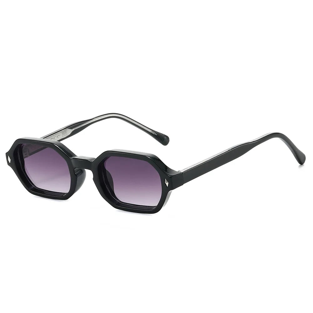 JNPCXI New Fashion Square Punk Sunglasses Men Women Luxury Brand Design Popular Gradient Sun Glasses Travel Eyewear