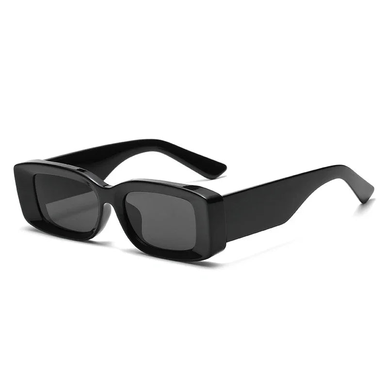 JNPCX Fashion Rectangle Jelly Color Women Sunglasses Retro Men Gradient Shades UV400 Sun Glasses