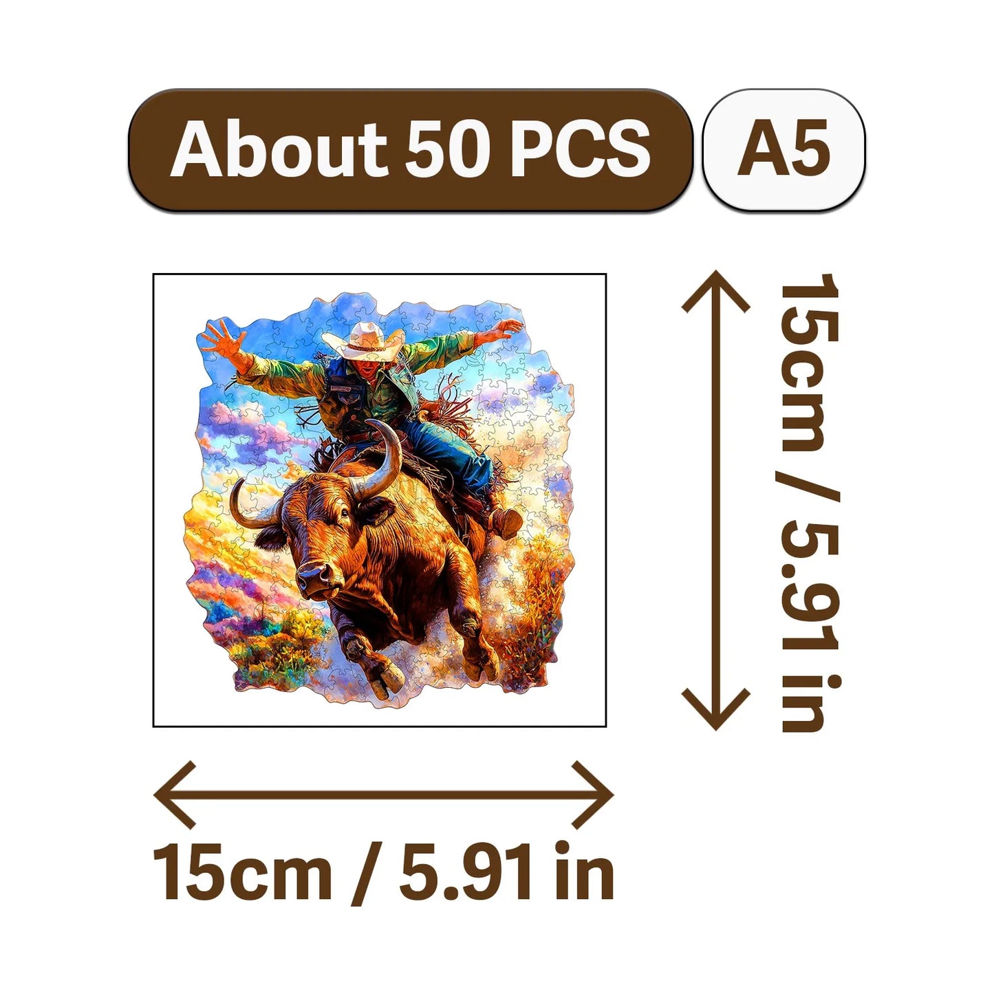 Nowadays Retro Art Style Wooden Jigsaw Puzzle Wood Home Decor Painting Christmas and Halloween Gift Toy for Teen and Kid