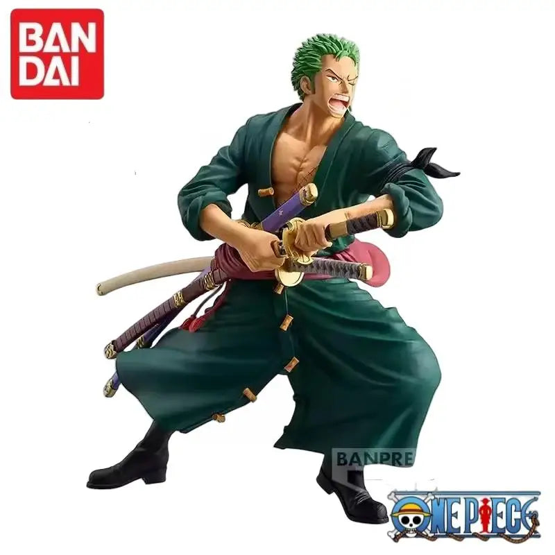 Special OfferIn Stock Original Bandai Banpresto One Piece Grandista Roronoa Zoro Action Figure Mol Collector Toy Birthday Christ