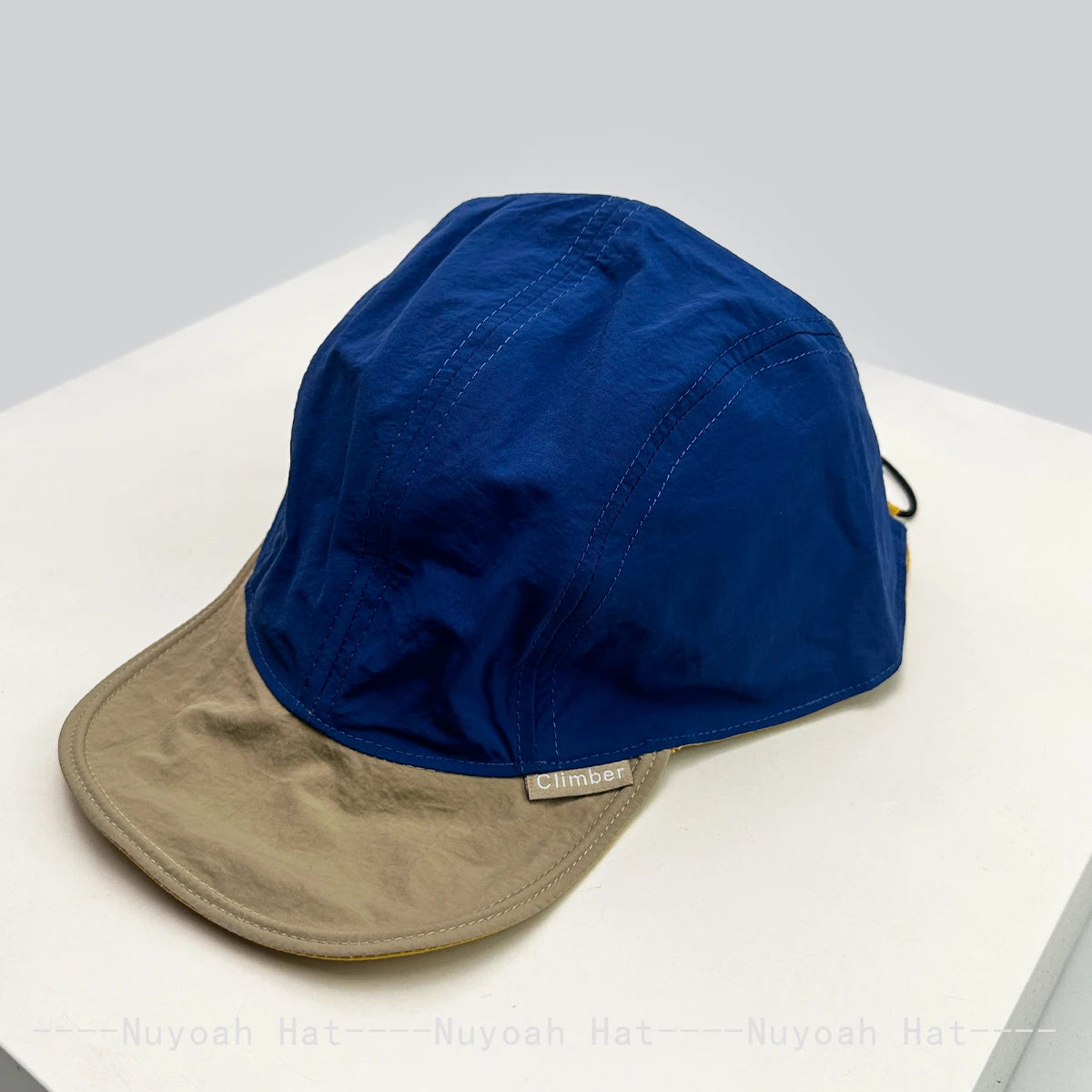 New Men Women Quick Drying Korean Letters Baseball Hats Sunshade Color Block Breathable Double-sided Wear Peaked Caps Versatile