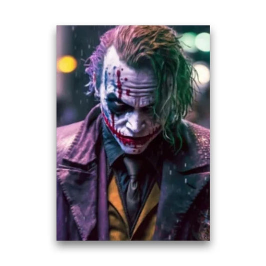 MINISO Movie JOKER Scene Canvas Wall Art Painting Home for Modern Room Decor 08