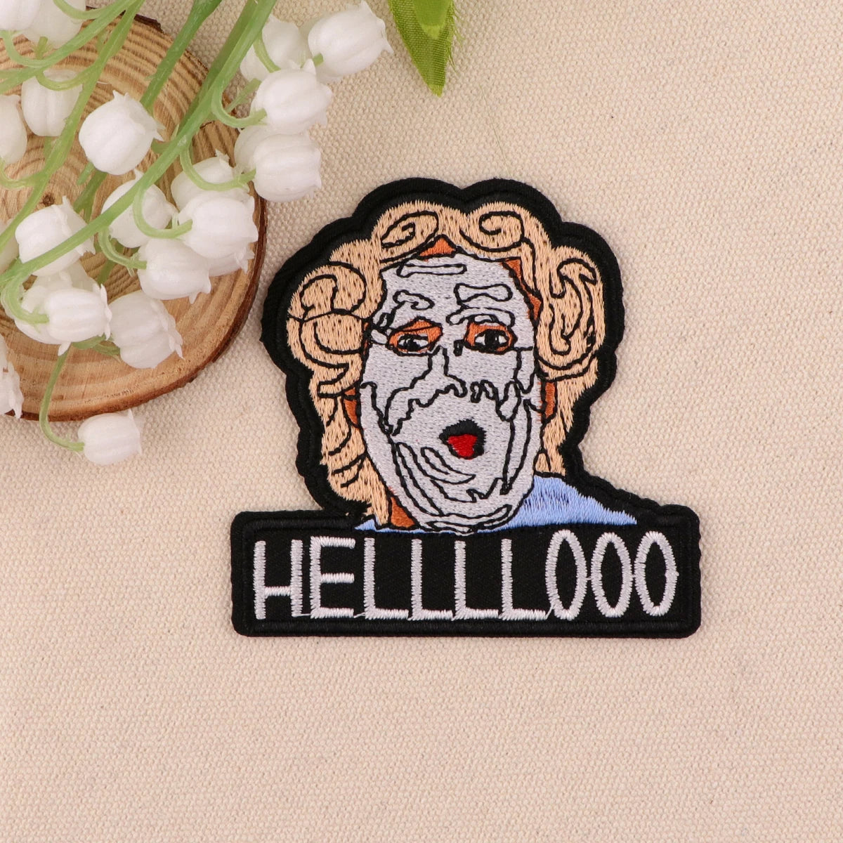 Comedy Movie Iron On Patch Clothes Patch For Clothing Funny Embroidered Patch Garment Apparel Accessories Sewing Stickers