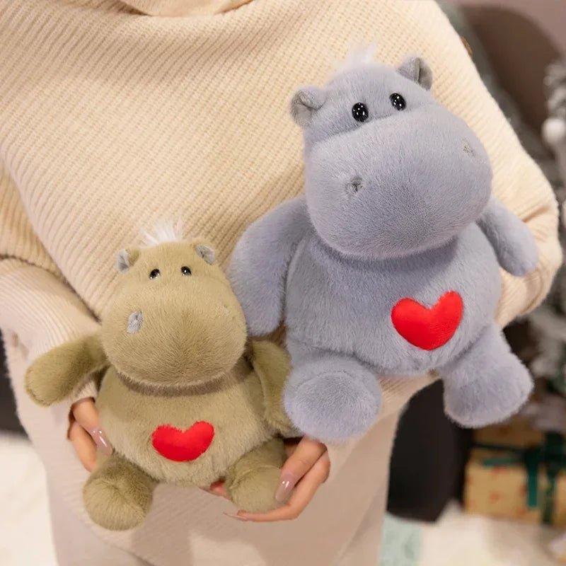 Adorable Hippo Cartoon Ant Stuffed Toys Soft Animal Huggable Pillow Playful Safe Material Perfect Holiday Decor Lovely Gifts