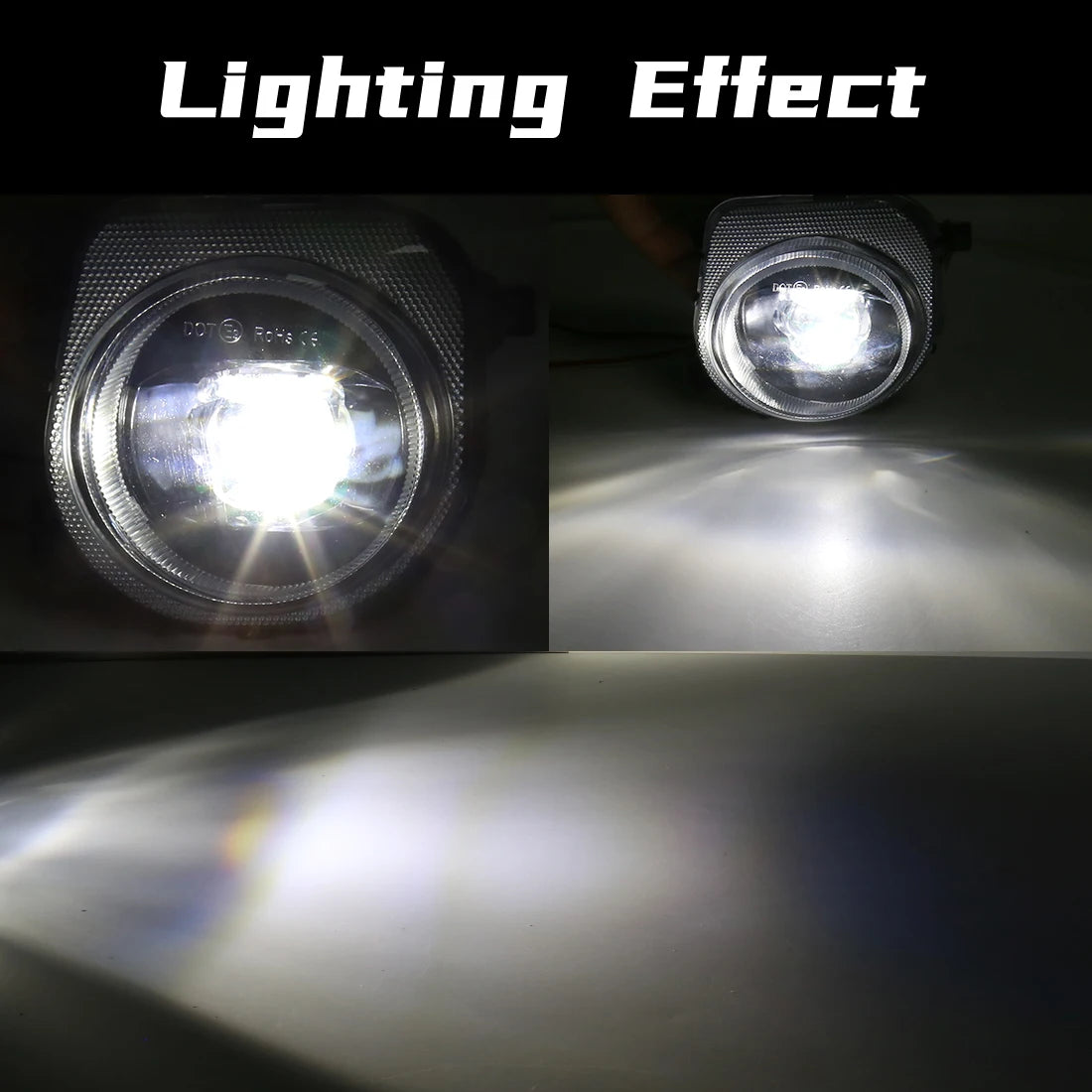 63177311293 63177311294 For BMW 5 Series F07 F10 F11 F18 LCI 528i 535i 550i 2013 2014 2015 2016 LED Fog Lamps Angel Eyes Car 12V