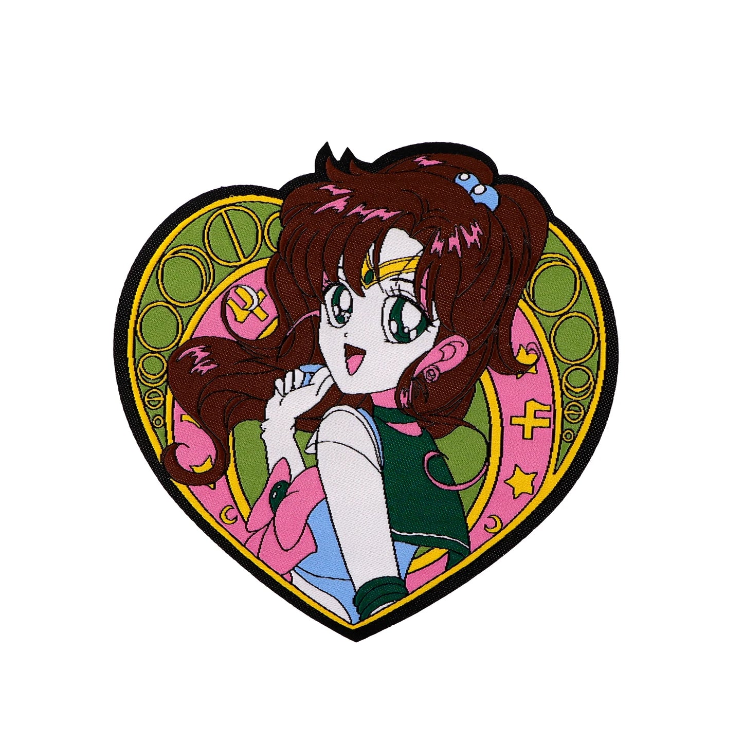 Cute Anime Girls Embroidery Patch Japanese Manga Iron On Patches For Clothing Thermoadhesive Patches On Clothes DIY Sew Badges