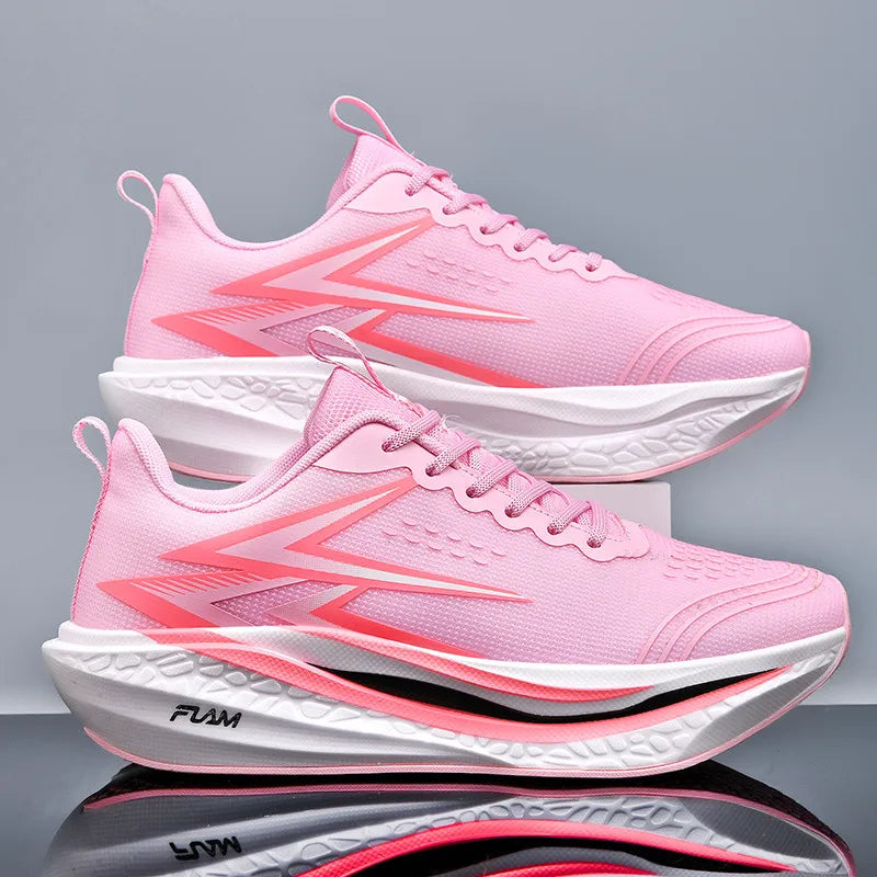 Men Running Shoes Speciality Marathon Sports Shoes Breathable Lightweight Carbon Board Women's Trend Athletic Sneakers unisex