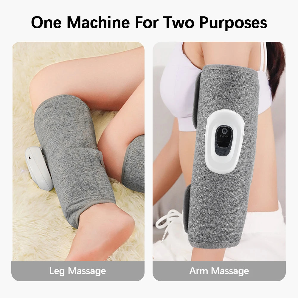 PASTSKY 360° Air Pressure Calf Massager Wireless Leg Massage 3 Mode Airbag Compresstion Relax Leg Calf Muscle Relax Massage