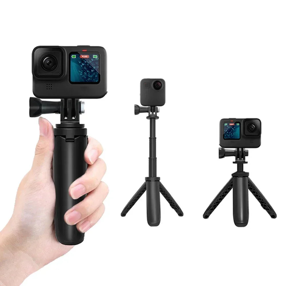 Sports Photography Camera Stand Portable Handheld Selfie Stick Retractable Desktop Tripod Outdoor Photography for Gopro 111/2/13