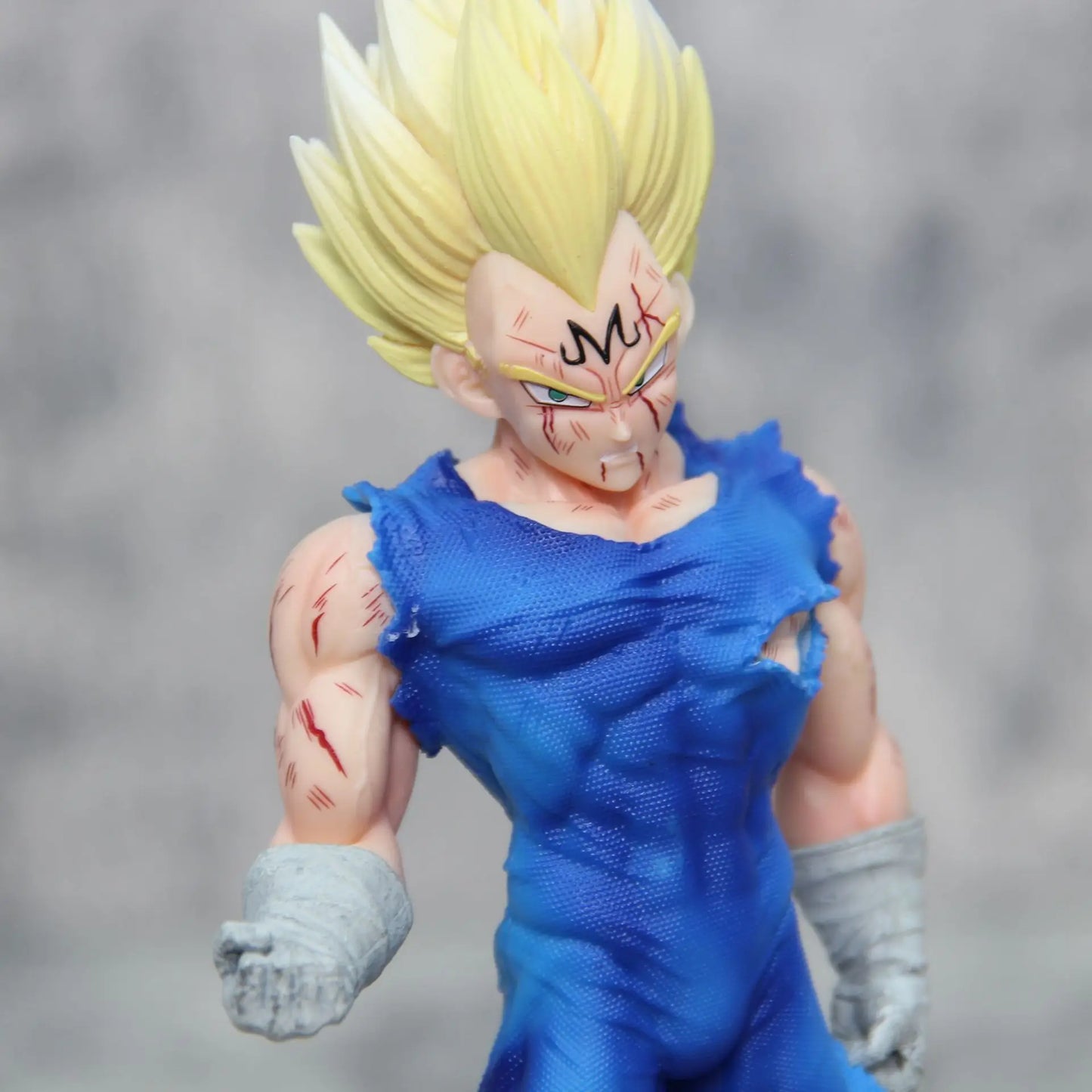 8" Anime Dragon Ball Vegeta Action Battle Damage Statue Anime Figurine PVC Model