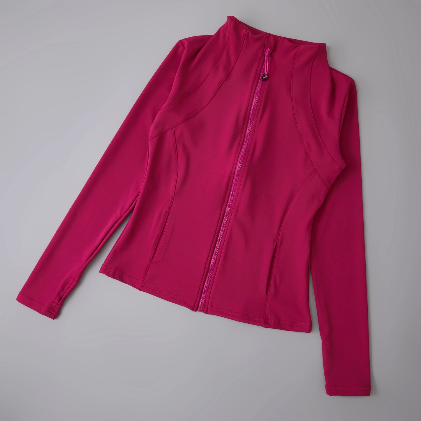 Long Sleeve sport fitness yoga clothing womens fitness crop top coat outfits for women slim yoga jackets zipper sport jacket