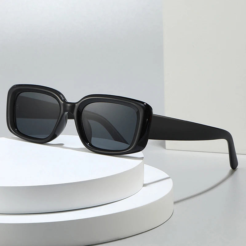 JNPCXI New Square Jelly Green Gray Color Sunglasses Women Fashion Gradient Shades UV400