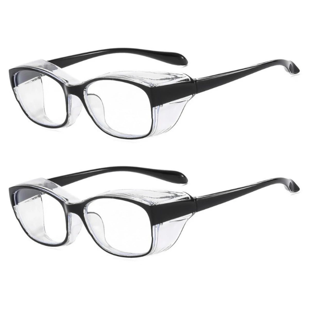 2Pcs Safety Glasses Anti-fog Safety Glasses Blue Light Blocking Glasses Anti Pollen Goggles