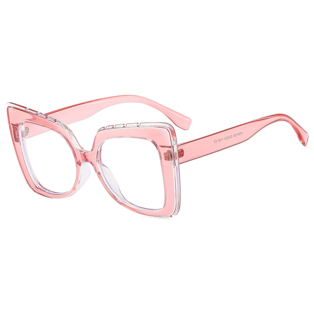 JNPCXI New Square Anti Blue Light Glasses Frame Women Men Eyewear Optical Computer Eyeglasses Frames Fake Eyeglass Eyewear