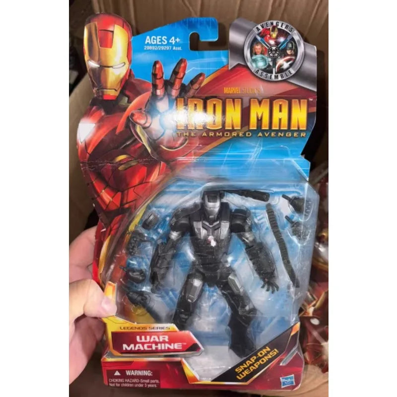 Original Hasbro Marvel IRON MAN THE ARMORED AVENGER WAR MACHINE Anime Figure Collection Toy Model