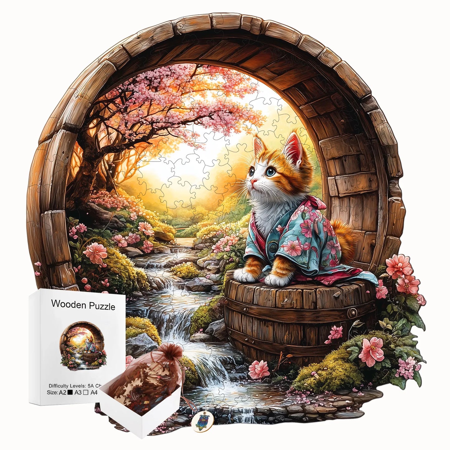 Animals Wooden Jigsaw Puzzle Nature Style Wooden Decor Painting Christmas and Halloween Gift Toy For Teen And Kid