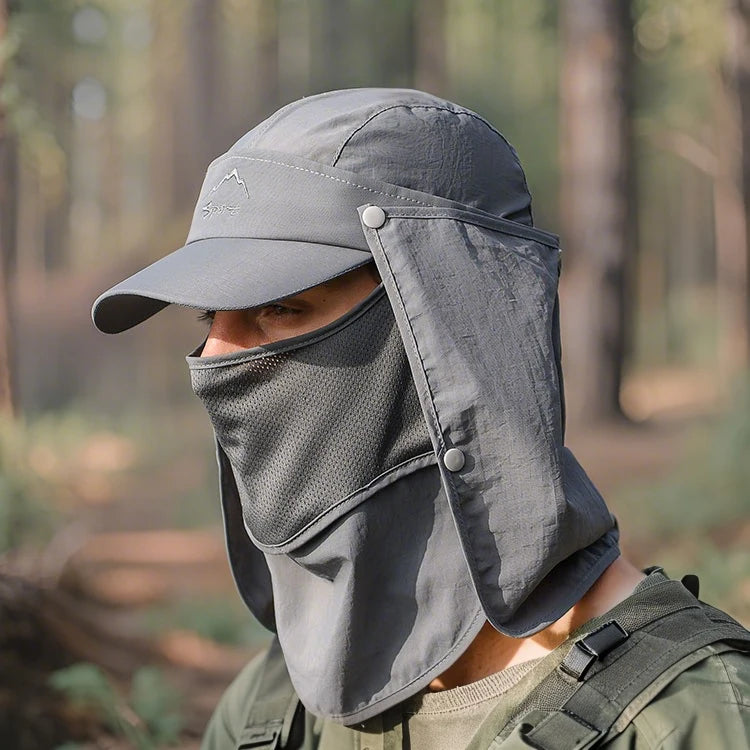 Multipurpose sun hat Outdoor fishing hat for men Sun protection hat Summer dry hat baseball cap for men