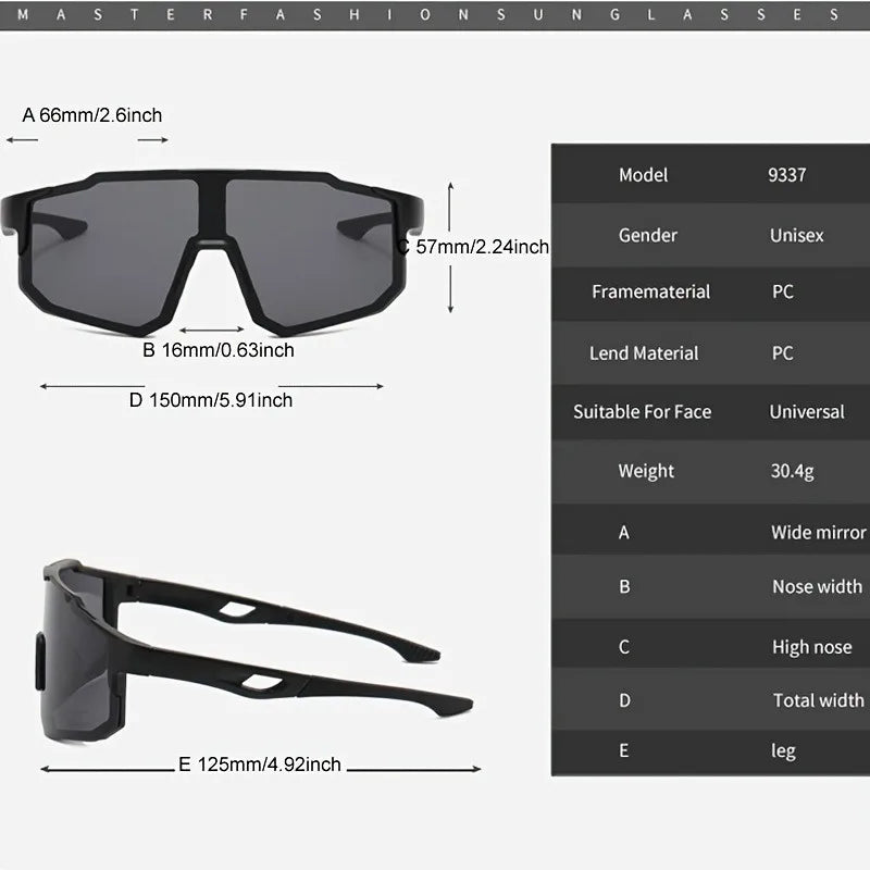 Unisex Sports Fashion Glasses Unisex Glasses Multifunctional Glasses Suitable for Racing Driving Etc The Best Choice