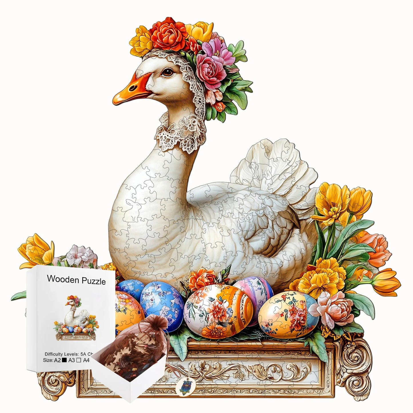 Animals Wooden Jigsaw Puzzle Nature Style Wooden Decor Painting Christmas and Halloween Gift Toy For Teen And Kid