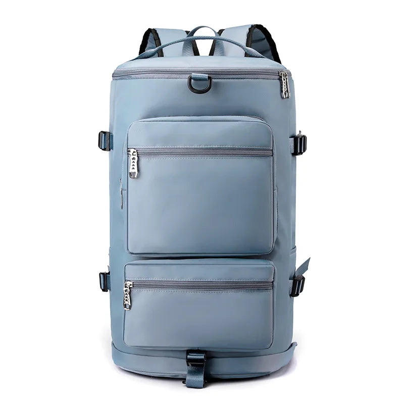 Outdoor Travel Waterproof Backpack Single Shoulder Swiming Pack Big Capacity Travel Bag Casual Fitness Backpacks With Shoe Barn